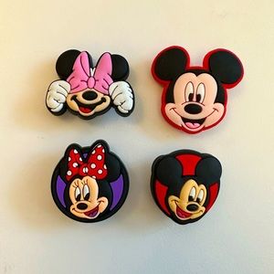 Disney Mickey and Minnie croc charms